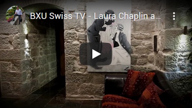 BXU Swiss TV - Laura Chaplin art exhibition at Schloss Sihlberg